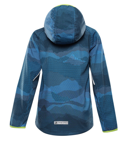 ALPINE PRO - EZORO DĚTSKÁ SOFTSHELLOVÁ BUNDA S MEMBRÁNOU