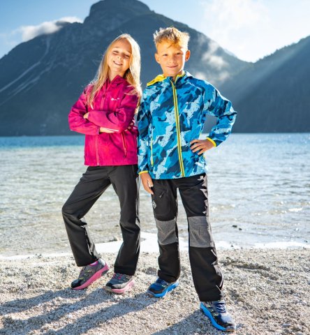 ALPINE PRO - HOORO 2 DĚTSKÁ SOFSHELLOVÁ BUNDA