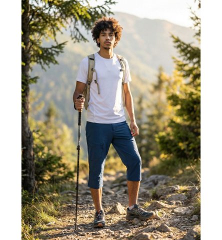 ALPINE PRO - WEDER 2 PÁNSKÉ SOFTSHELLOVÉ CAPRI KALHOTY