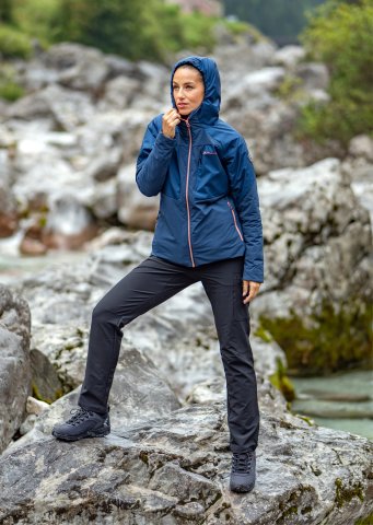 ALPINE PRO - TEMUNA DÁMSKÁ OUTDOOROVÁ BUNDA S MEMBRÁNOU PTX