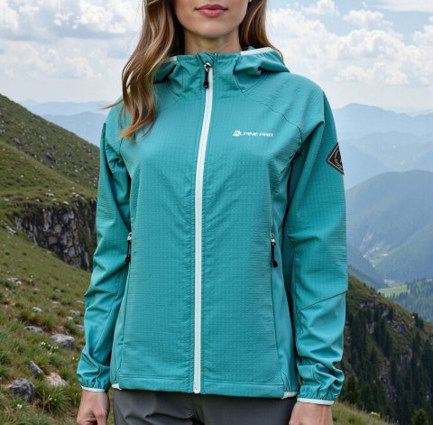 ALPINE PRO - HURAMA DÁMSKÁ HŘEJIVÁ MIKINA S VODĚODOLNOU ÚPRAVOU