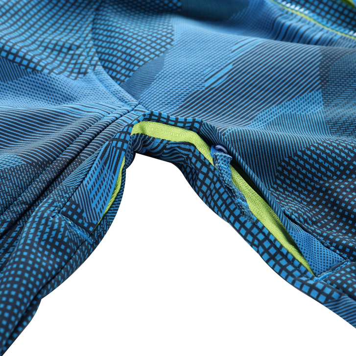 ALPINE PRO - EZORO DĚTSKÁ SOFTSHELLOVÁ BUNDA S MEMBRÁNOU