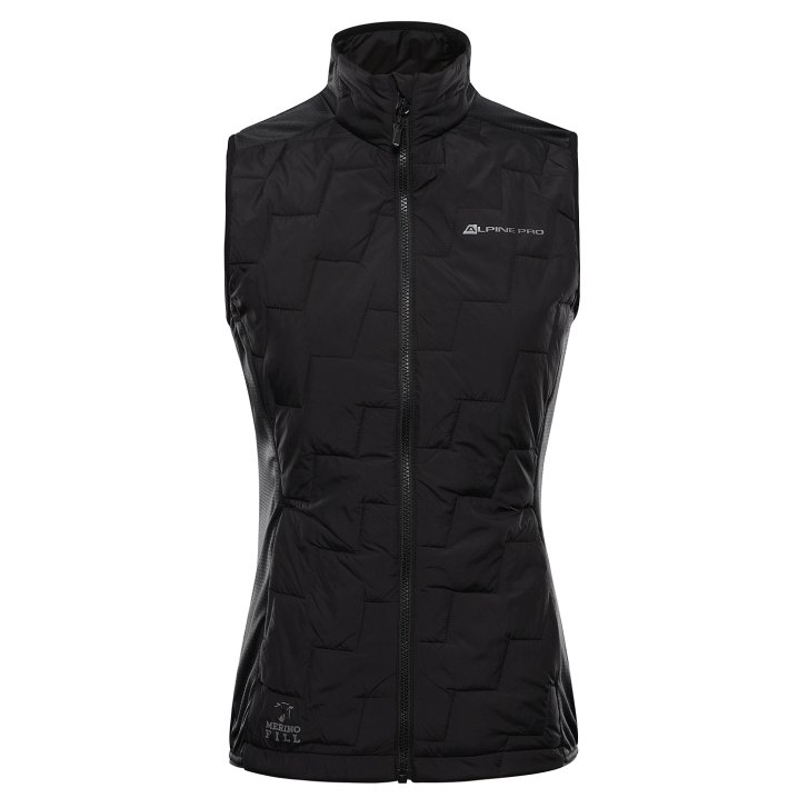 ALPINE PRO - NERCA DÁMSKÁ VESTA S MERINO VÝPLNÍ