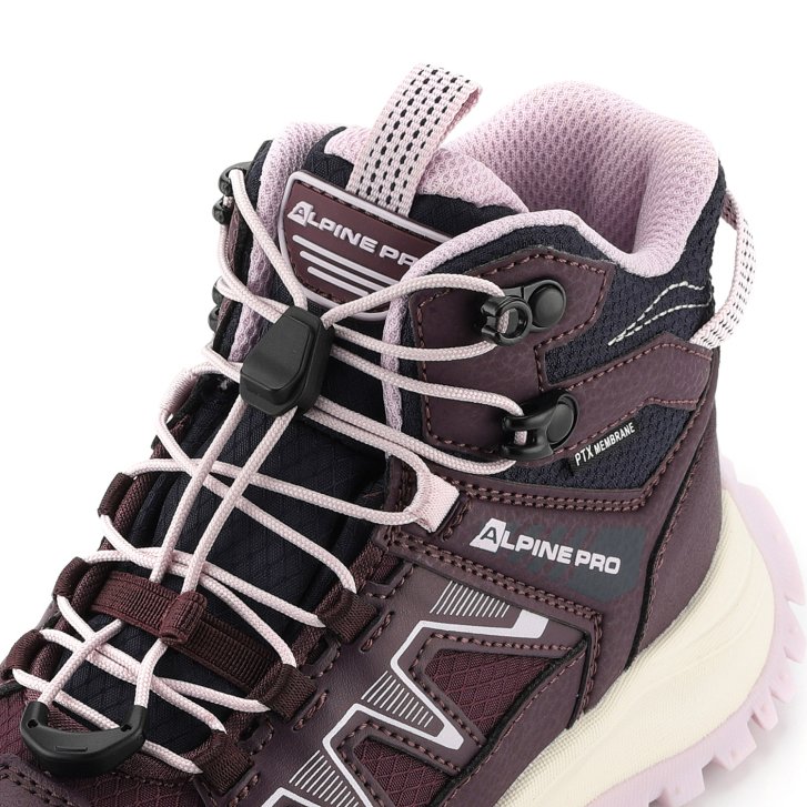ALPINE PRO - ATEGO DĚTSKÁ OUTDOOROVÁ OBUV S PTX MEMBRÁNOU