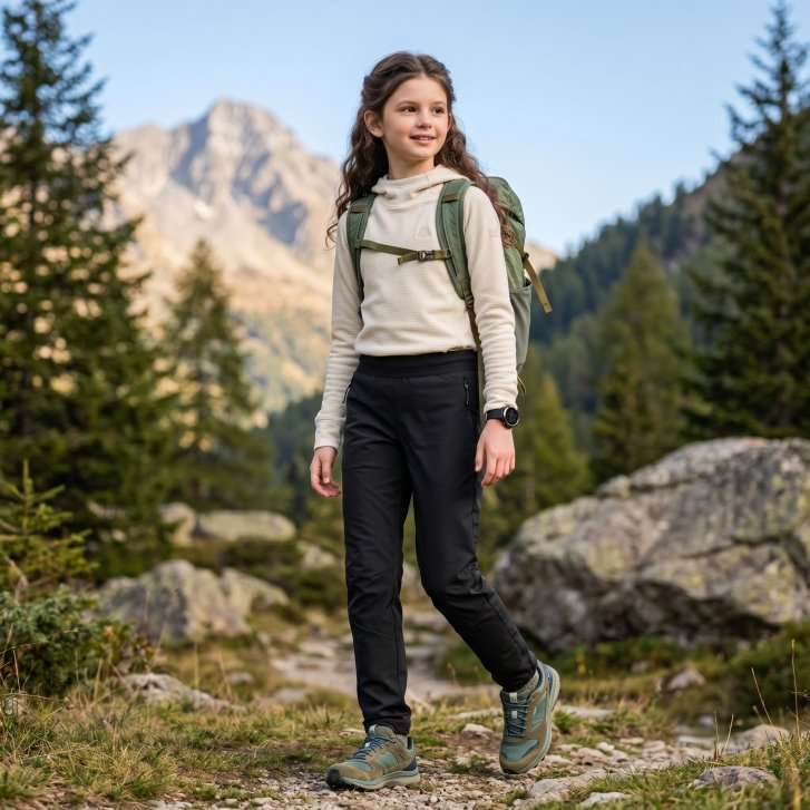 ALPINE PRO - ABARO 2 DĚTSKÉ SOFTSHELLOVÉ KALHOTY