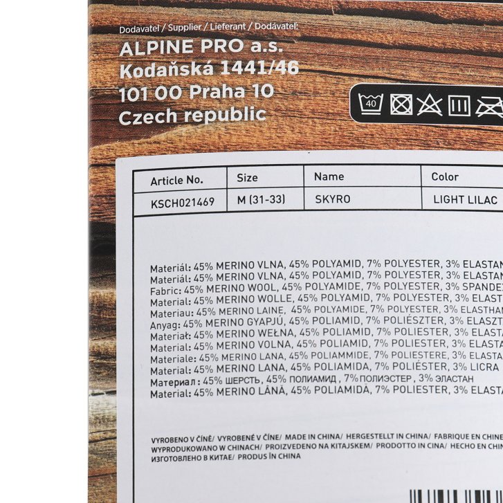 ALPINE PRO - SKYRO DĚTSKÉ PODKOLENKY Z MERINO VLNY