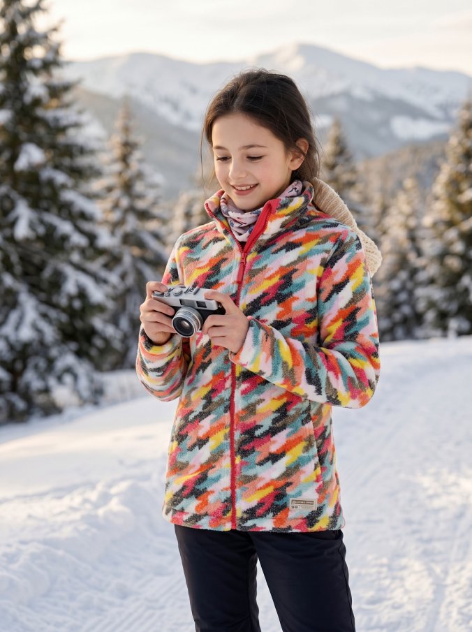 ALPINE PRO - EFLINO DĚTSKÁ FLEECOVÁ MIKINA SE SUPRATHERM