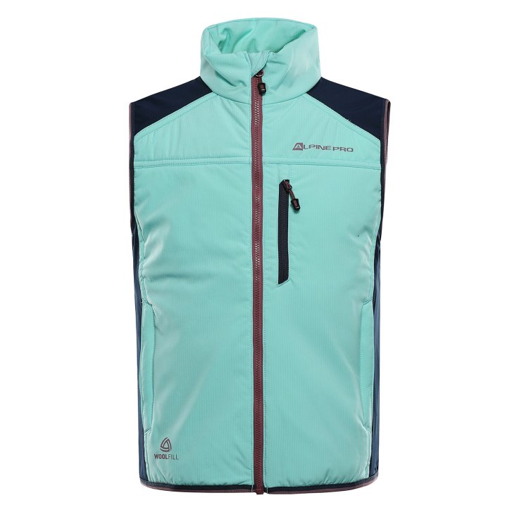ALPINE PRO - NERCO DĚTSKÁ VESTA S MERINO VÝPLNÍ