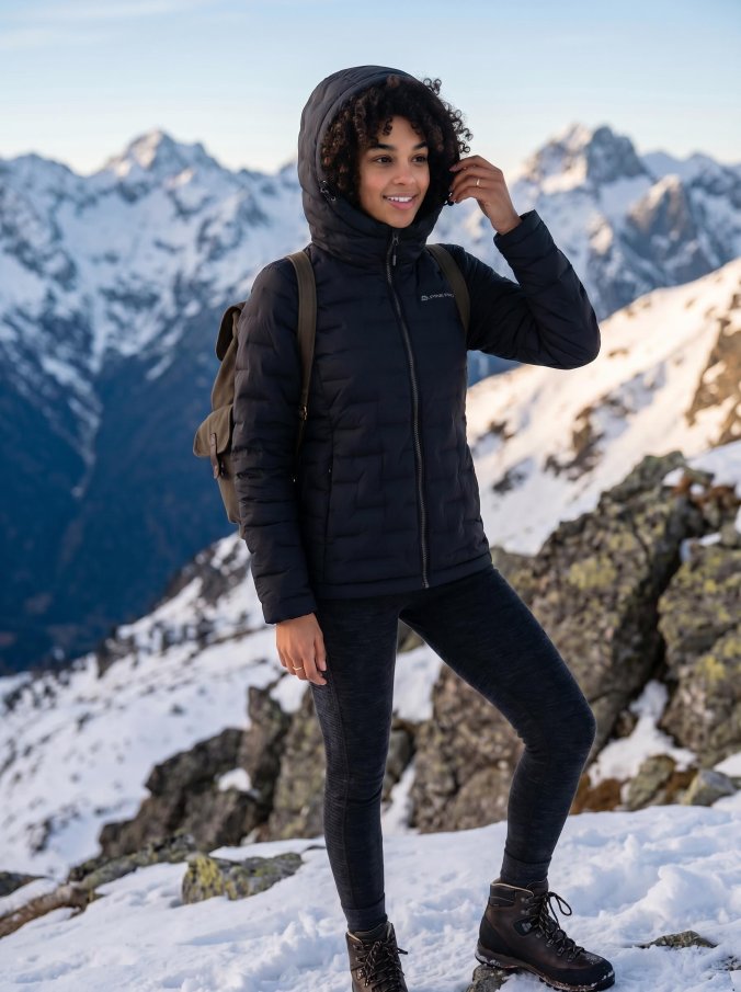 ALPINE PRO - ROGITA 3 DÁMSKÁ ZIMNÍ ULTRALEHKÁ PÉŘOVÁ BUNDA