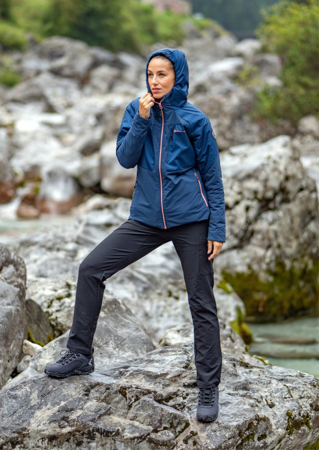 ALPINE PRO - TEMUNA DÁMSKÁ OUTDOOROVÁ BUNDA S MEMBRÁNOU PTX