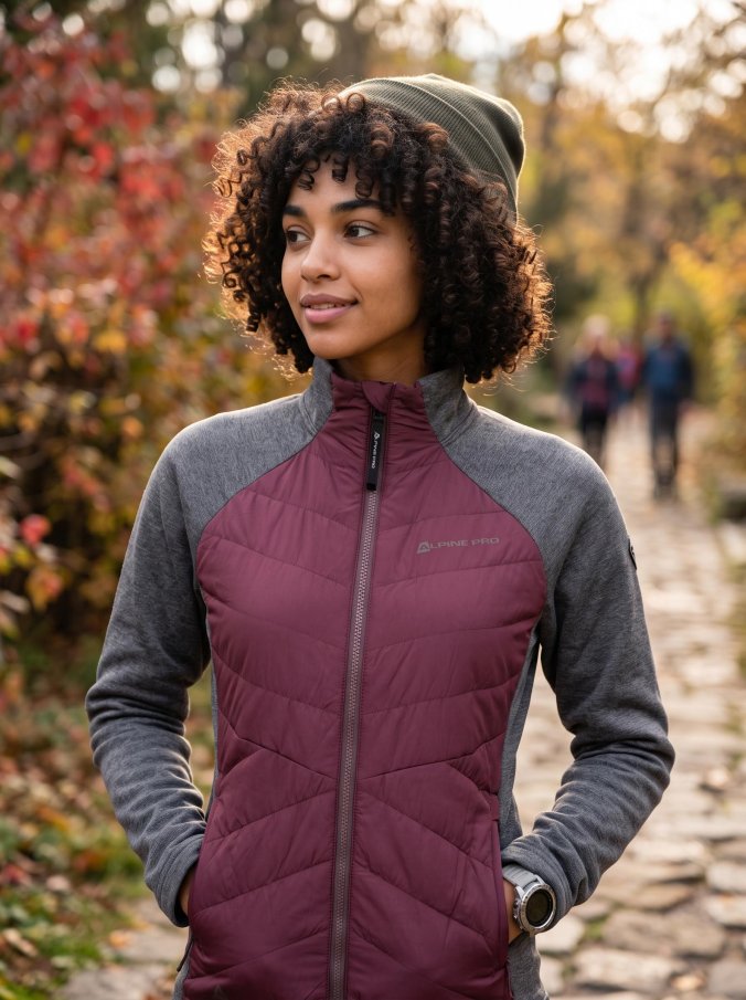 ALPINE PRO - JORWA 2 DÁMSKÁ MIKINA S NANOTEX AQUAPEL