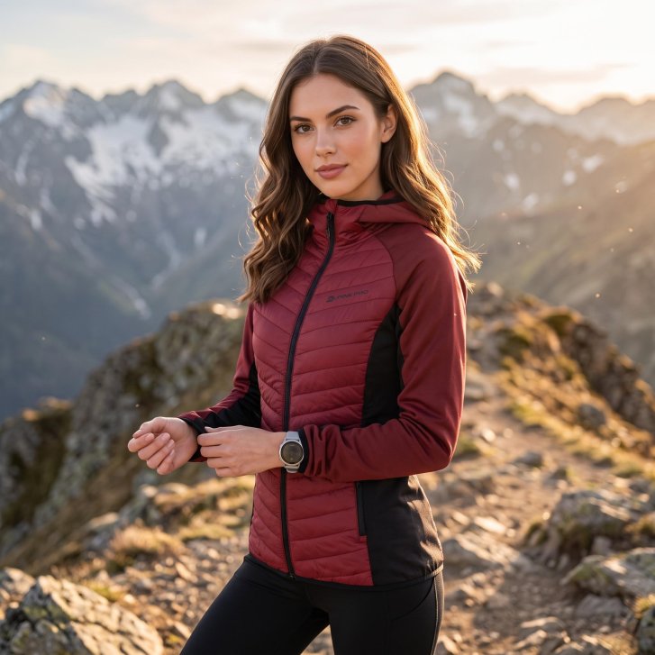 ALPINE PRO - NORNA DÁMSKÁ MIKINA S DWR ÚPRAVOU
